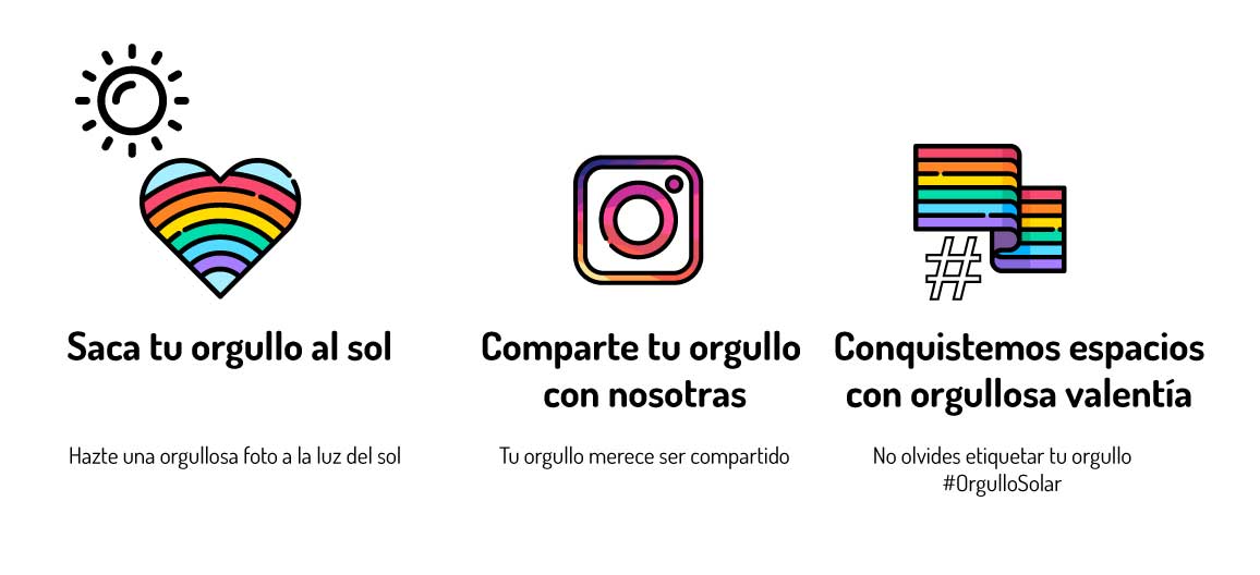 Ecooo_'s tweet photo. La conquista de Derechos es colectiva.Lleguemos a todos los rincones:difunde, comparte,transforma. ¡Eso es #OrgulloSolar! #OrgulloCompartido https://t.co/aPP7JYzJiT