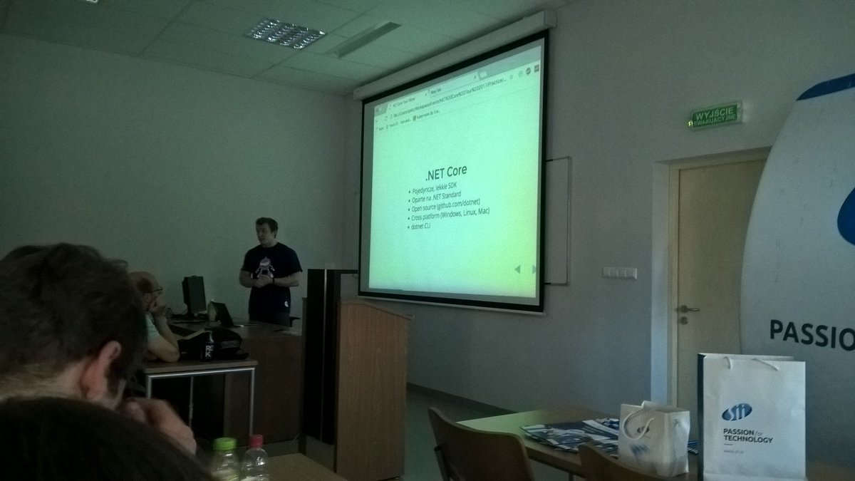 zendevnet's tweet image. At 65&apos;th @pgdotnet meeting, @spetzu presenting #dotnetcore in practice as part of #netcoretour
