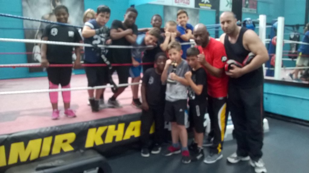 This weeks Winner for doing his best during Children's Boxing Session is Keenan. <a href="/amirkingkhan/">Amir Khan</a> Gym #BoltonBoxing