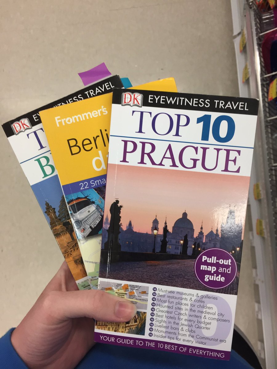 Get yourself a pharmacist that gives you treats one days and travel books for your trip the next.