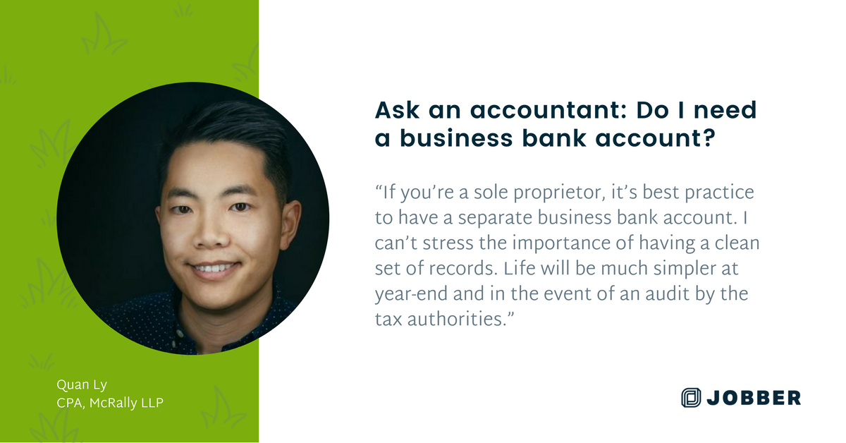 Ask an accountant: Do I need a #smallbusiness bank account? We got a solid answer from Quan Ly, CPA <a href="/McRallyCanada/">McRally LLP CA's</a>: buff.ly/2rdiguy