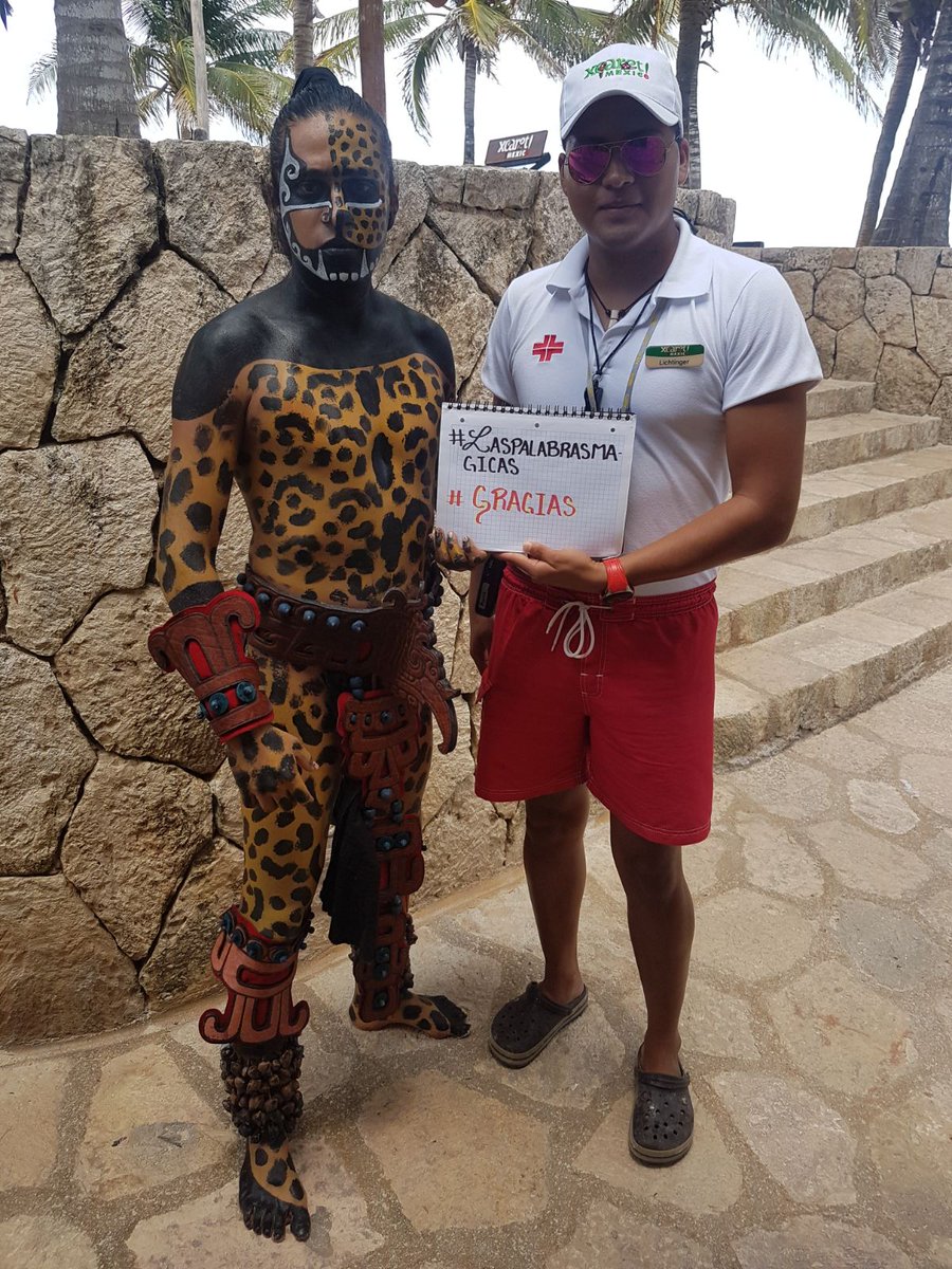 #Xcaret apoya nuestra campaña sobre el valor de las palabras #BuenDia #Perdon #Permiso #Perdon #PorFavor #laspalabrasmagicas #desafiocinman