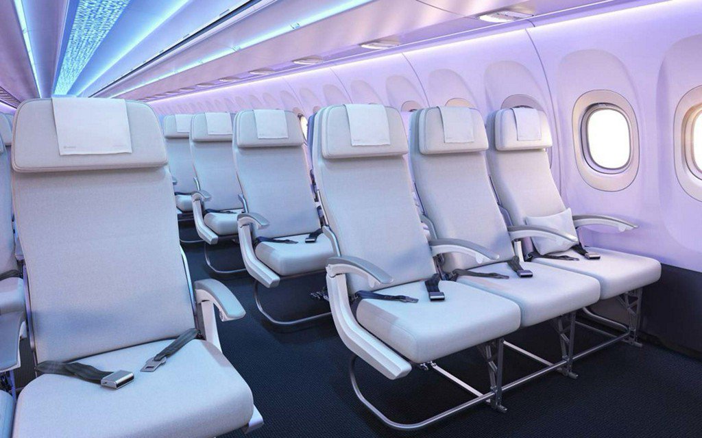 TravelLeisure's tweet photo. Airbus reveals airplane cabin design to give passengers more room https://t.co/Ggva0juxOC https://t.co/rRc98oklGG