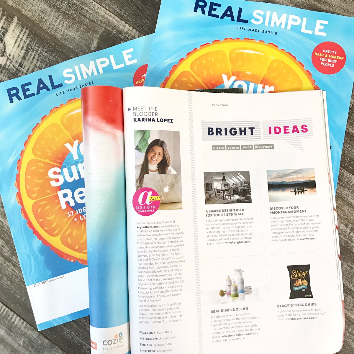 There's nothing quite like opening the July issue of <a href="/RealSimple/">Real Simple</a> Magazine to see your very own feature! (On stands Friday!) #realsimple
