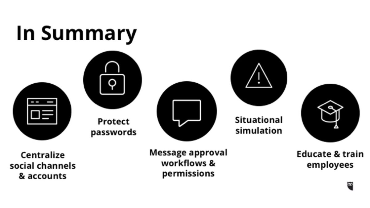 How to protect you company on #socialmedia from #hootessentials