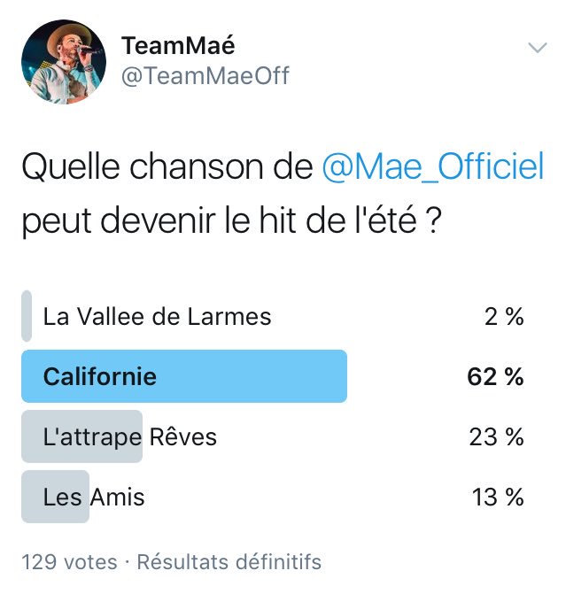 TeamMaeOff's tweet photo. ‼️‼️ À vous de jouer maintenant ! ☺️ @Mae_Officiel @LabelWARNER @WarnerMusicFR @DecibelsProd_ https://t.co/11Bn5iCddF