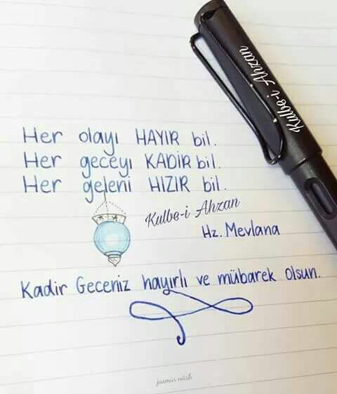 Kadir gecemiz mübarek olsun