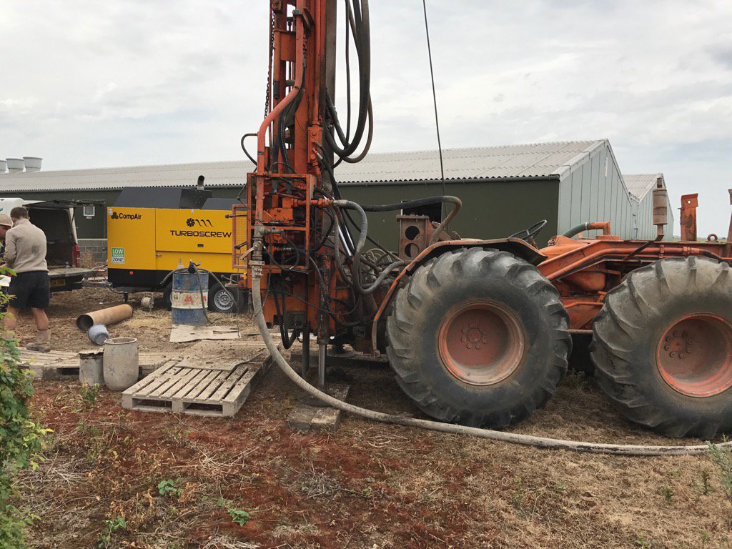 Drilling for water on sunk island <a href="/RickBuckle/">Rick buckle</a> #happypigs