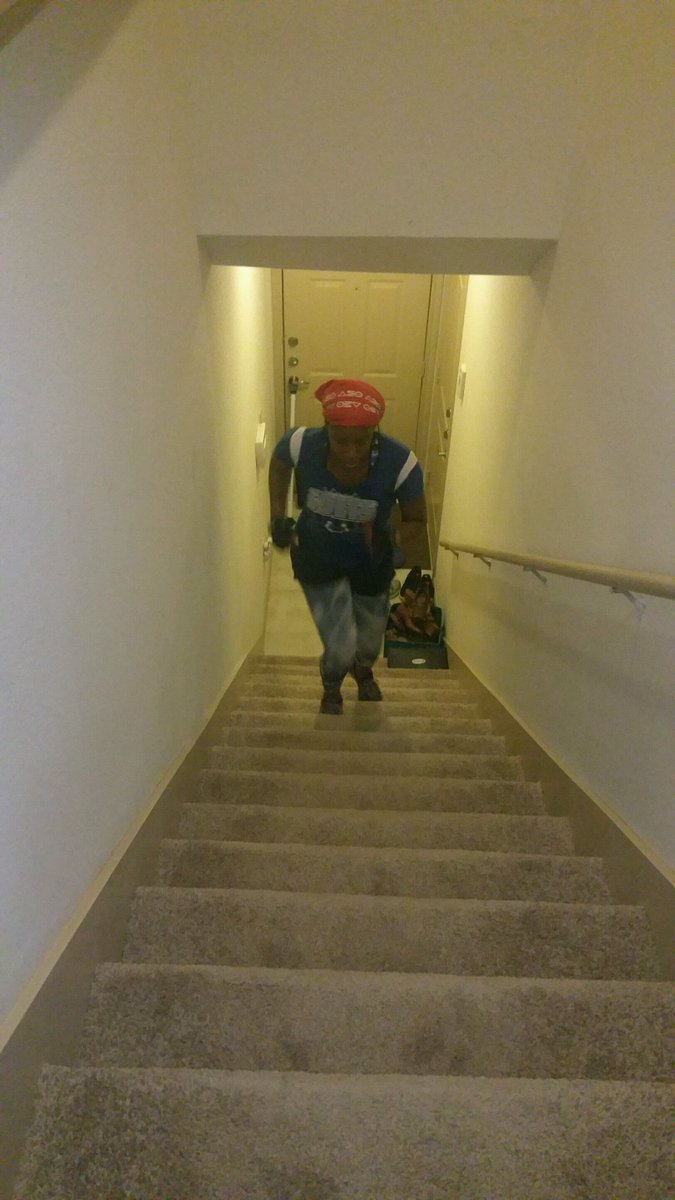 SarahGreenTCU's tweet photo. Mark A. Wallace Tower lunch #StairWELL climb! Remote employees joined at home.  @maggieweim @JillFragoso @WellnessJulie #17flightwed https://t.co/YDwYUmHgPN