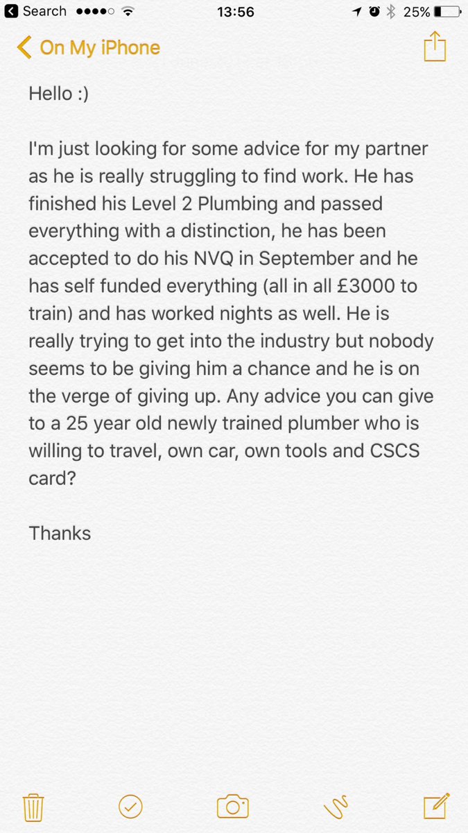 MissShabby1's tweet photo. @Super_Plumbing @RealJTP @PimlicoPlumbers @Best_Plumbers #jobforjames #workexprience #jamesneedstwitter https://t.co/LyJmX9SBtL