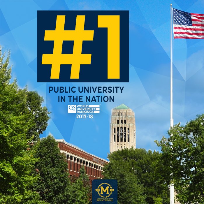 In case you forgot, <a href="/UMich/">University of Michigan</a> is the No. 1 Public University in the country. 

#GoBlue #ThisIsMichigan