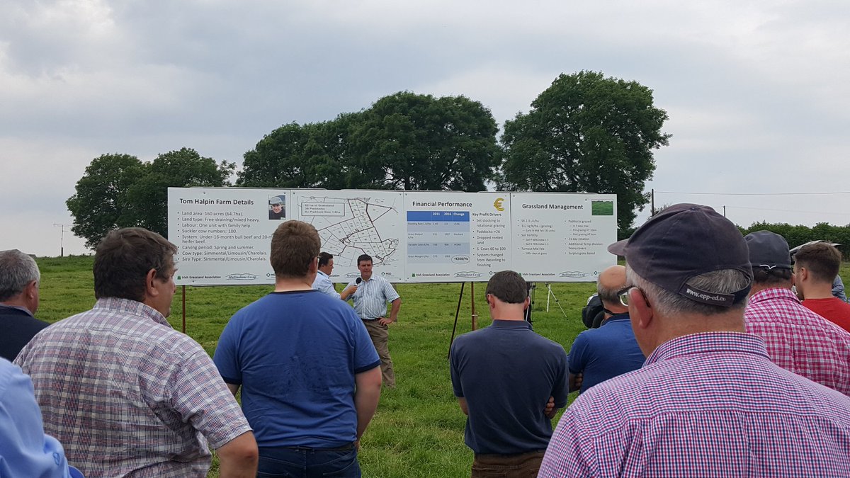 jheslin14's tweet photo. Great day had at the @IrishGrassland beef conference. Well done to farmer Tom Halpin and all involved #greatstock #topfarm https://t.co/bPQUuv6SlJ