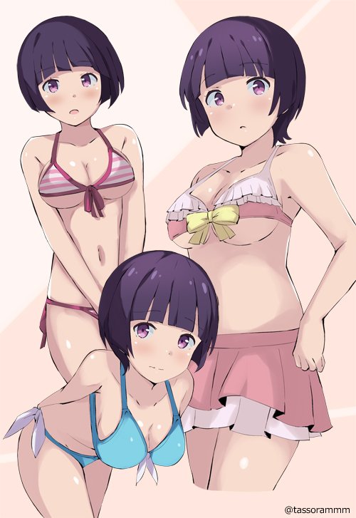 たそら 水着集 千寿ムラマサ先輩 紗霧さんとエルフさんと自分の水着を着る たそら 水着集 千寿ムラマサ先輩 紗霧さんとエルフさんと自分の水着を着る