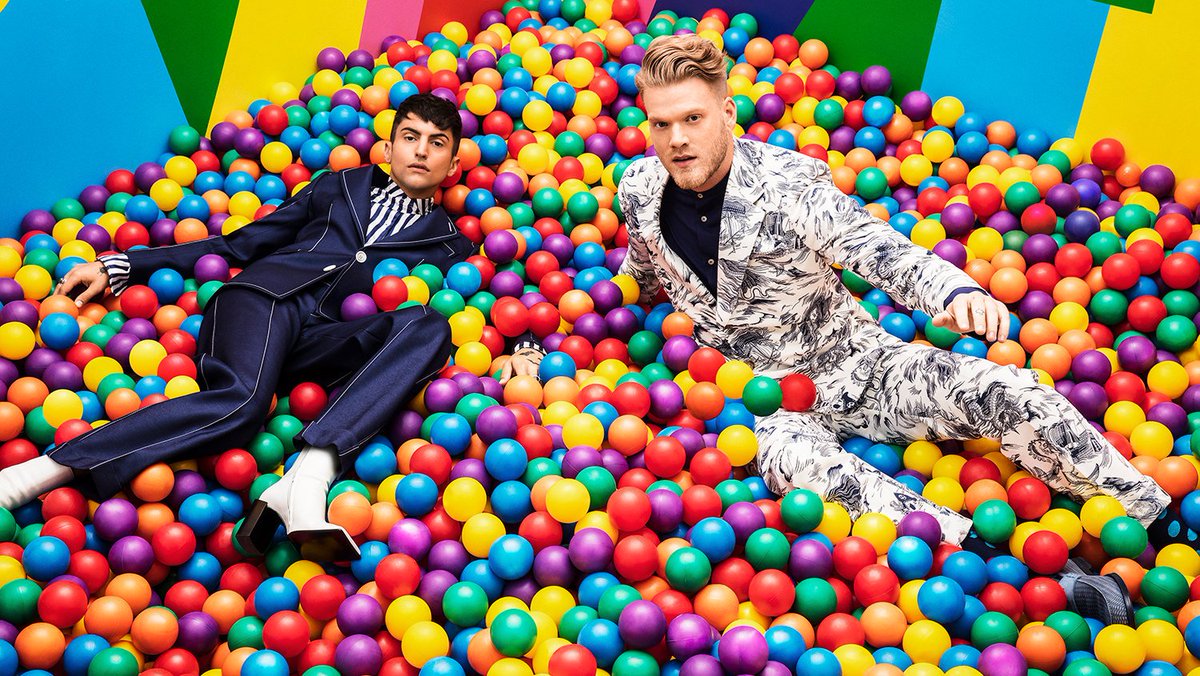 billboard's tweet photo. Pentatonix's @mitchgrassi and @scotthoying talk being best friends: "It’s just a genuine friendship." https://t.co/iADnfxXOEV https://t.co/xV33gTDVE8