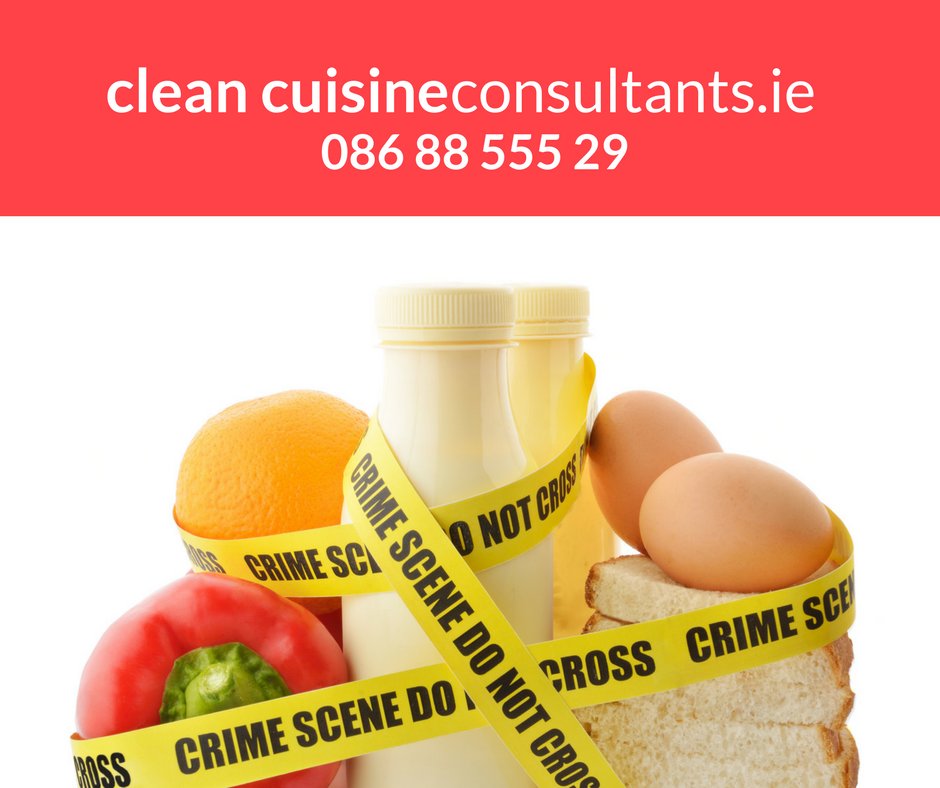 Don't let your kitchen turn into a food crime scene. Contact the food safety specialists today. #foodsafety #haccp #cleancuisineconsultants