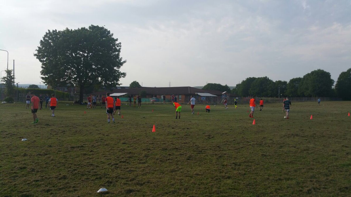 FCTredegar's tweet photo. Pre season started for the U16's & U18's tonight. Fitness and ballwork is key, next up shape and organisation.
#futureispromising https://t.co/CVWBWRC0ud