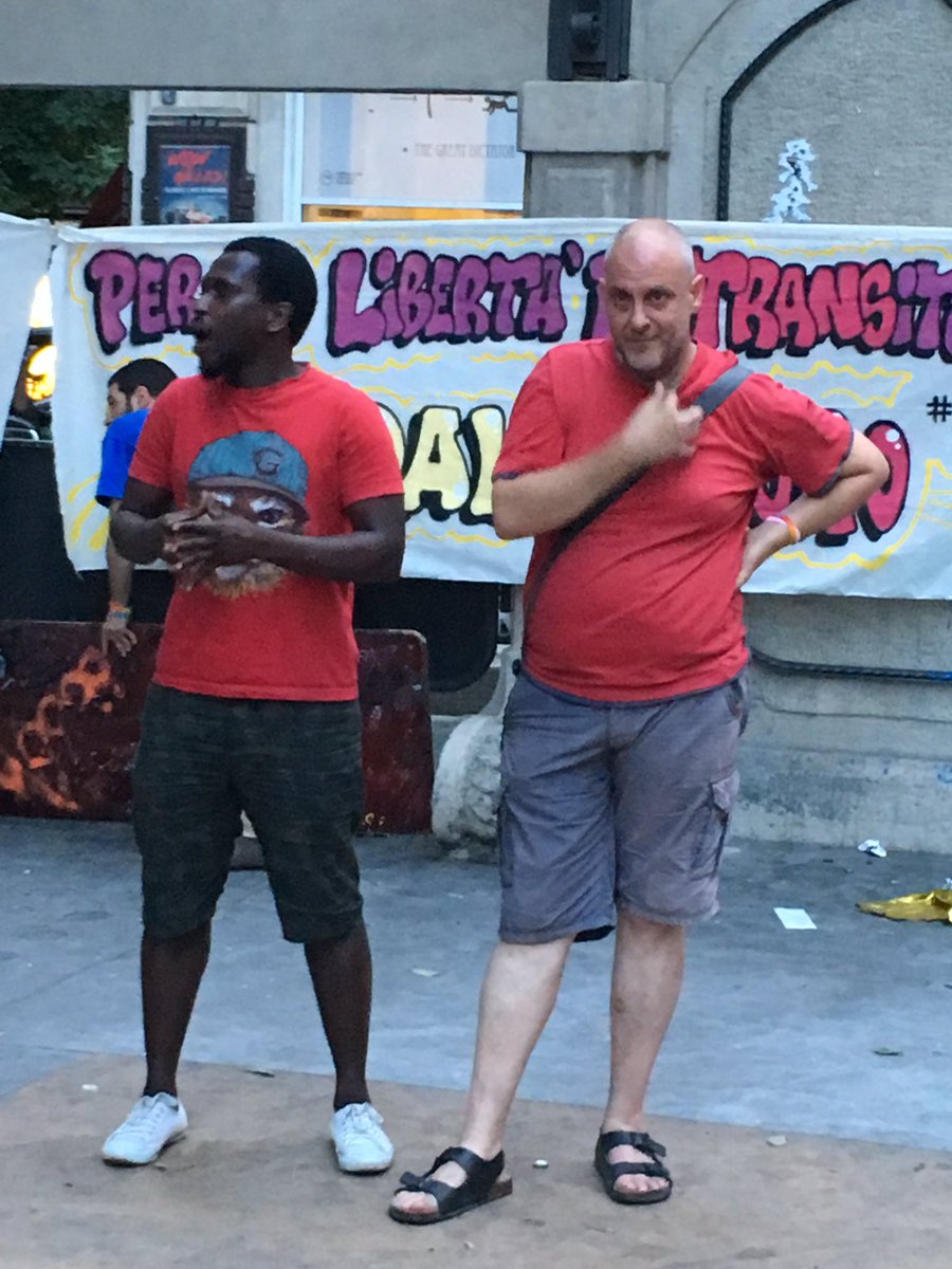 Assemblea con migranti P.ta Venezia verso <a href="/MilanoPride/">Milano Pride</a> #NoOneIsIllegal <a href="/MILinMOV/">MilanoinMovimento</a> <a href="/radiondadurto/">Radio Onda d'Urto</a> <a href="/RAttiva/">RadioAttiva</a> <a href="/RobMaggioni/">Roberto Maggioni</a> <a href="/ale75braga/">Alessandro Braga</a>