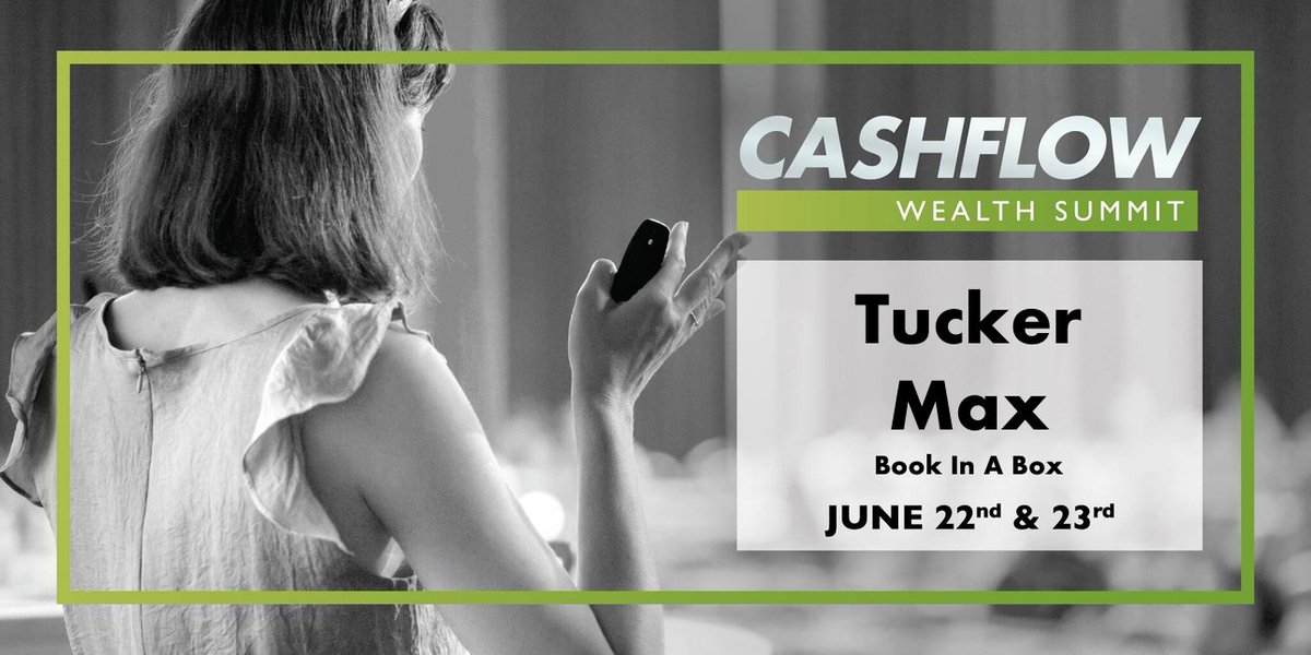 CFWSummit's tweet photo. Join us at #CFWS2017 to see @TuckerMax present this Friday the 23rd!

Save your seat now!
https://t.co/d06WWhO9Ey https://t.co/DSsjqrXSg2
