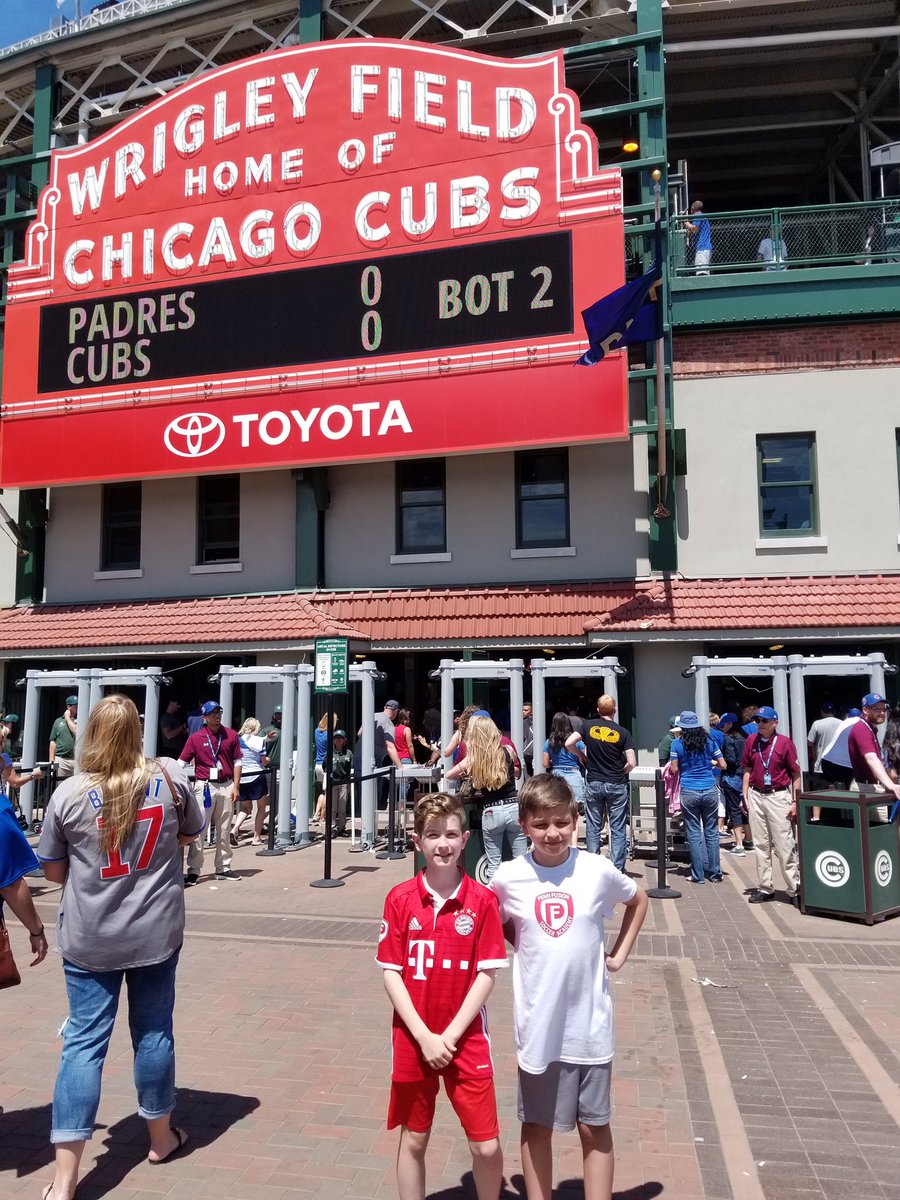 PennFusion_SA's tweet photo. I spy the Penn Fusion logo at #WrigleyField! #Fusionfamily #winsomeswag https://t.co/JcqtWb9QBv