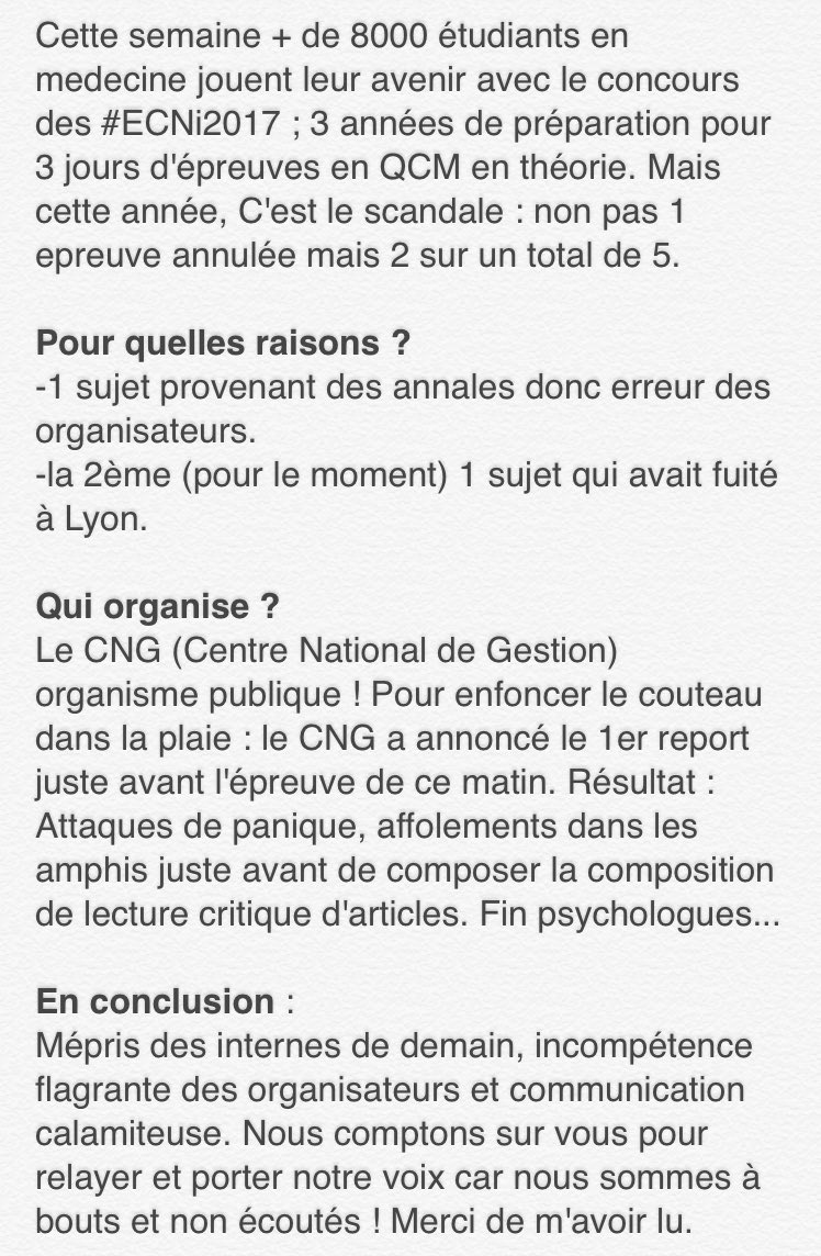 Suite au scandale des #ECNi2017 : Appel aux journalistes, personnalités, politiques... n'hésitez pas à RT et taguer des gens ++
