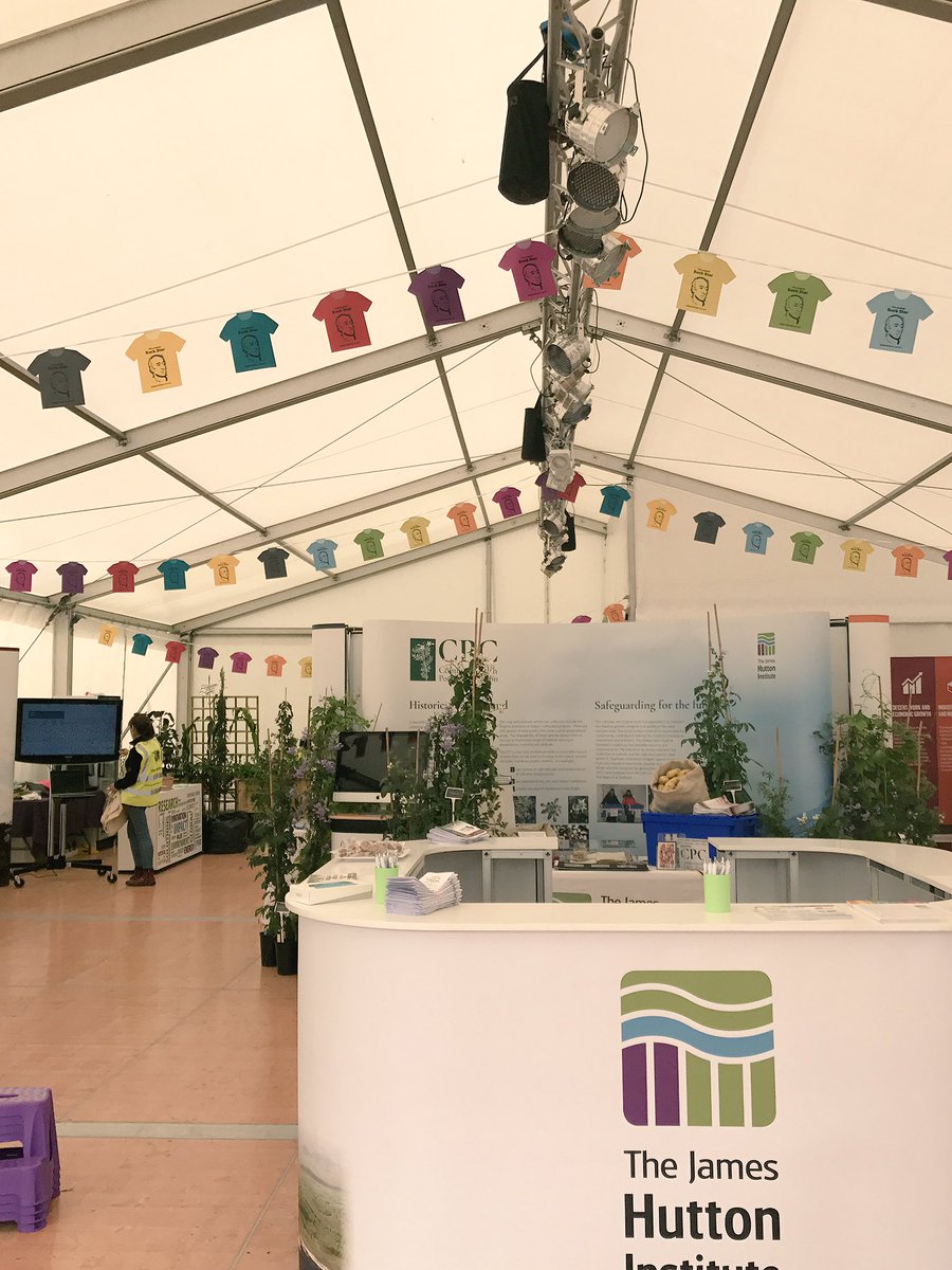 nic2u2's tweet image. Knackered already after @ScotlandRHShow set up but really excited for the next four days!! Bring on the fun @JamesHuttonInst