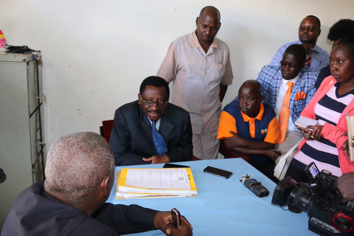 Escorted ODM Baringo South aspirant Amos Olempaka to appear in court, only to be informed that the Police/DPP were not ready to proceed.