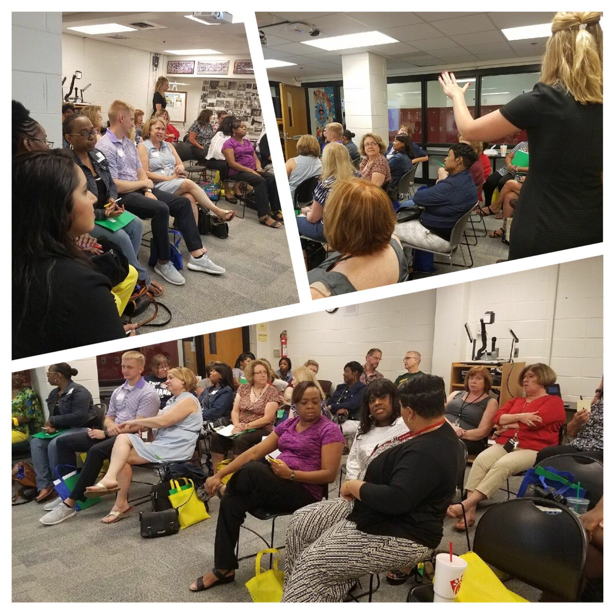 Great whole group sharing during the Compassion Fatigue workshop! #WorldClassWendesday @IPSSchools @SpecialEd_IPS #SpEd