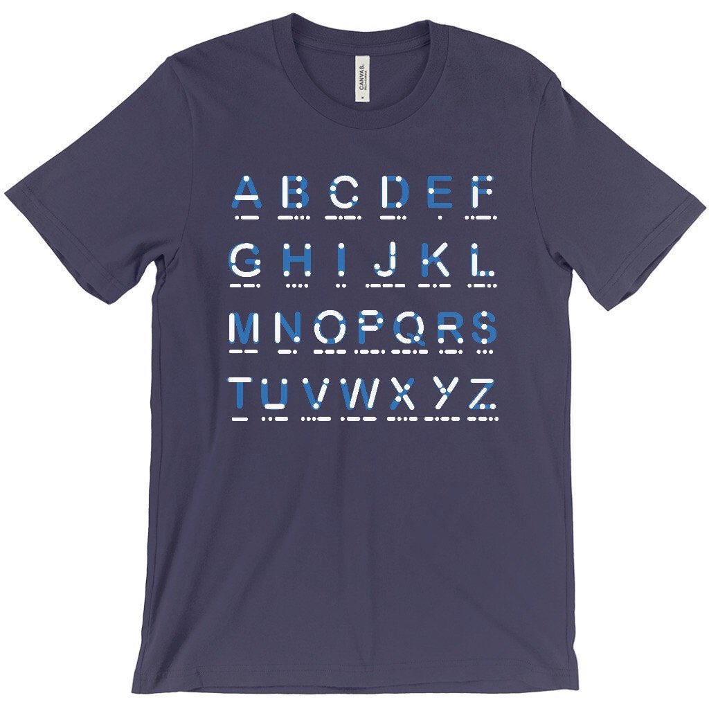 lvespirit's tweet image. "Morse Code Mnemonic" Unisex tshirt - a great visualization tool to remember #Morse #code ! Free shipping at LVESpirit.com