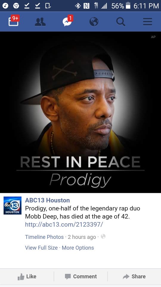 KeyandpeelGiirL's tweet photo. #r.i.p @PRODIGYMOBBDEEP 
Once n always my favorite #member
#mobb deep &amp;@112  my condolences fam https://t.co/9KwnQqzE4A