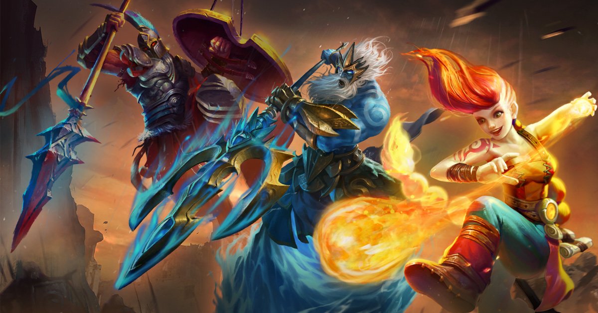 EternalArena_'s tweet image. Wombo Combo someone today with Hibernus! What would you pair with his abilities?