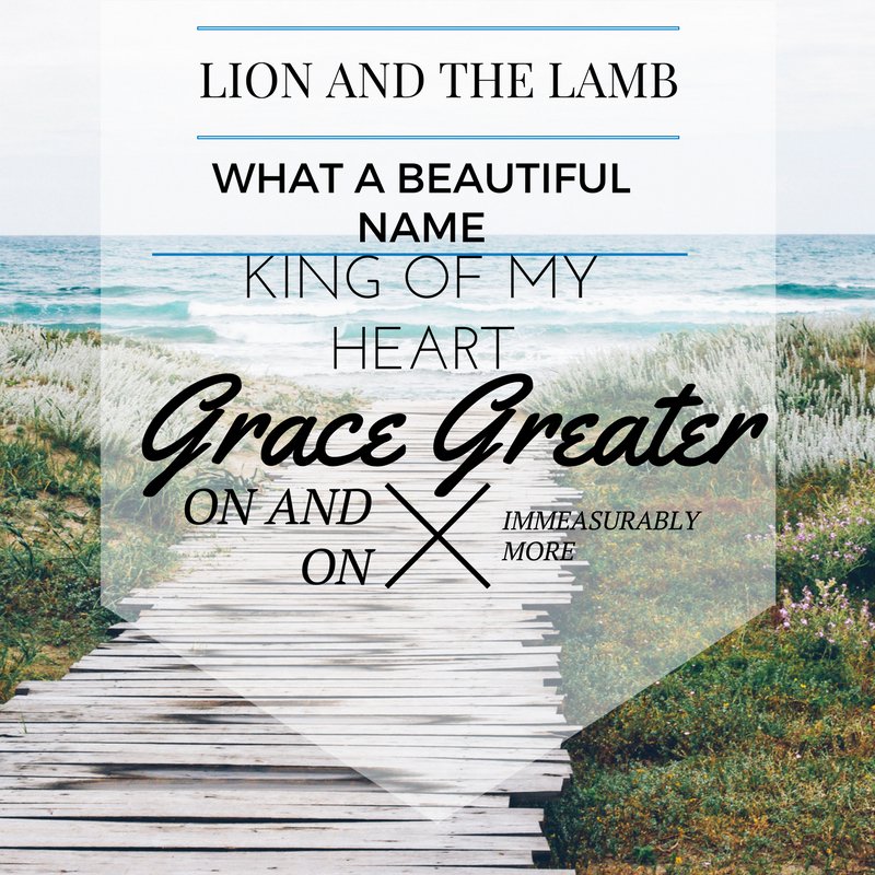 TBCada's tweet photo. Lion and The Lamb
What A Beautiful Name
King of My Heart
Grace Greater
On and On
Immeasurably More
#sundaysetlist #tbcworship https://t.co/cwbDep0rgZ
