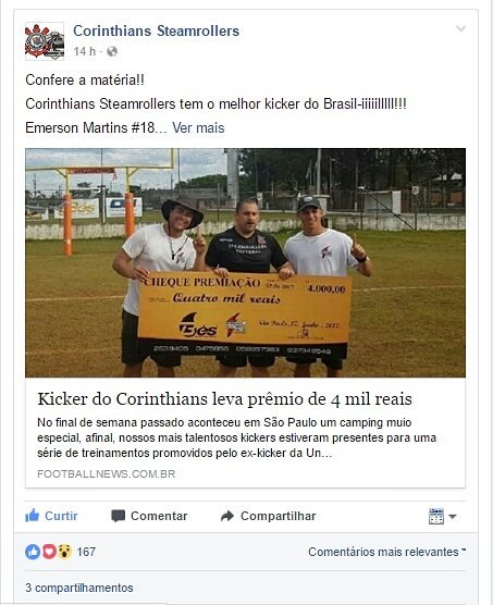 traktorblog's tweet image. Olha que legal, fazemos a camisa do Corinthians Steamrollers e apoiamos o portal 😊 . Sigam lá @footballnewbra