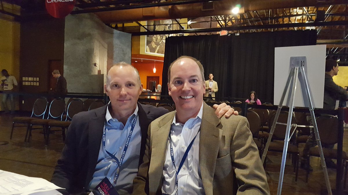 mwoollen's tweet image. with Next Money Southeast host Aubrey Hawes @gahawes3 of @OracleFS #NMSE17 #fintech @haydentechinc