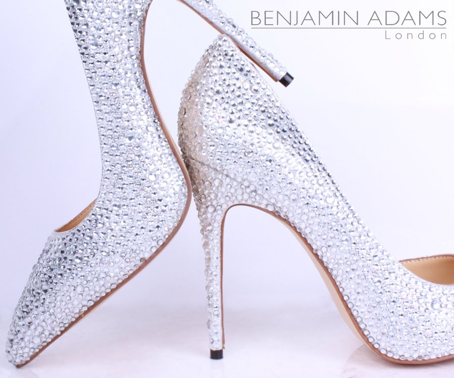 BenjaminAdamsLN's tweet photo. A touch of sparkle to the summer sun. You've got to love 'Crystals'! #weddingshoes #weddinghour #BABeautifulBride #weddinginspo https://t.co/roY6UlTndk