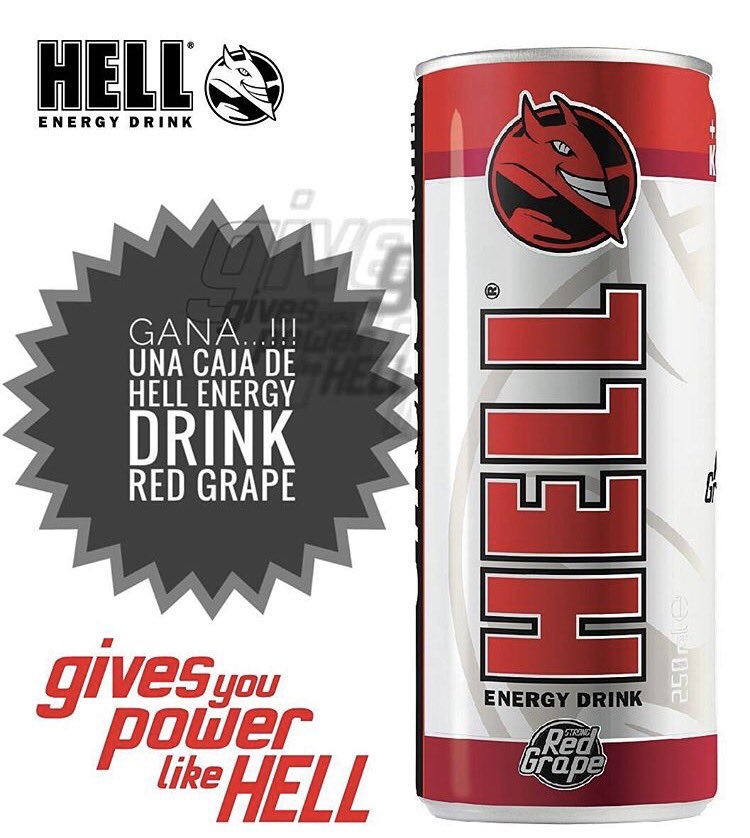 #TomaHellEnergyDrink - participa y Gana 1 caja #RedGrape, Ingresa en la cta de Instagram <a href="/hellenergy_ve/">Hell Energy Drink Ve</a> y te diremos como..!