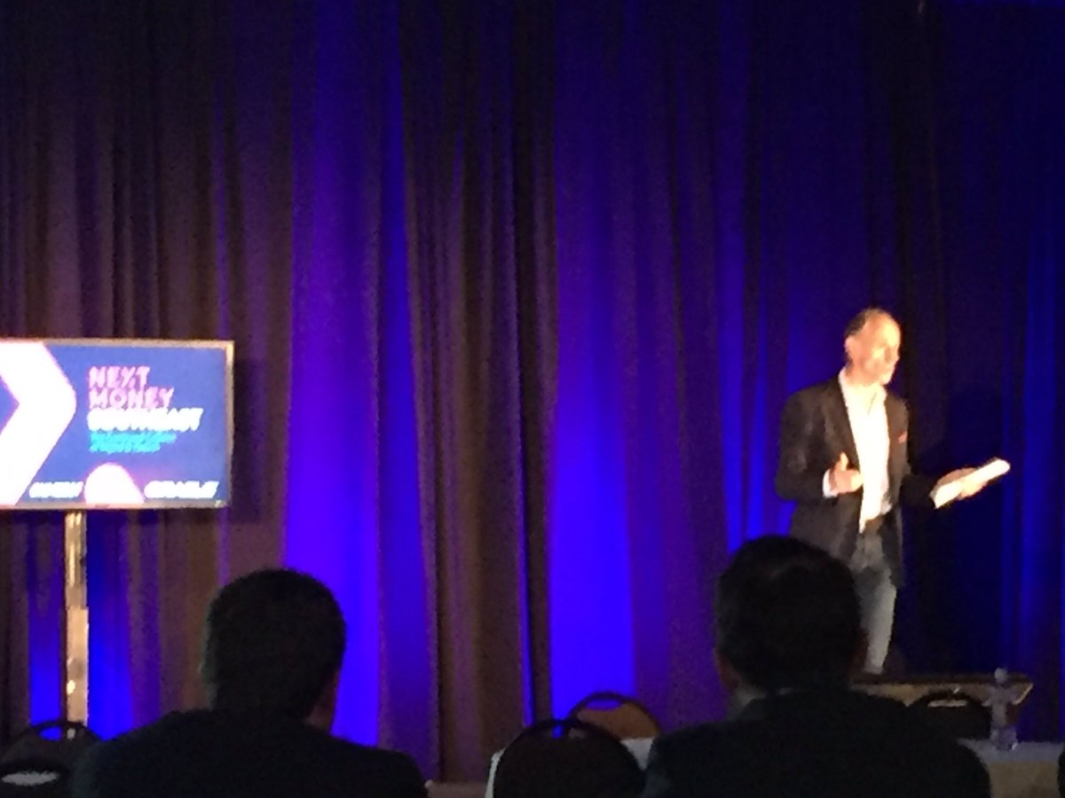nextmoney_'s tweet image. #nmse17 ...one of the "godfathers of Fintech" Nigel Morris ends the day with an amazing keynote
