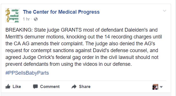 StudentsforLife's tweet photo. This is great news from @CtrMedProgress  and @daviddaleiden 

#pinkout
#ppsellsbabyparts https://t.co/NoXBZ5RQww