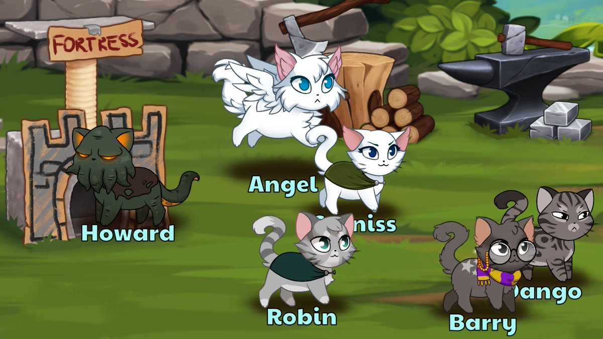 Kotaku's tweet photo. Castle Cats isn't much of a game, but the collectible kittens are exquisite. https://t.co/SGagEyg6mm https://t.co/vCFMJbqj63
