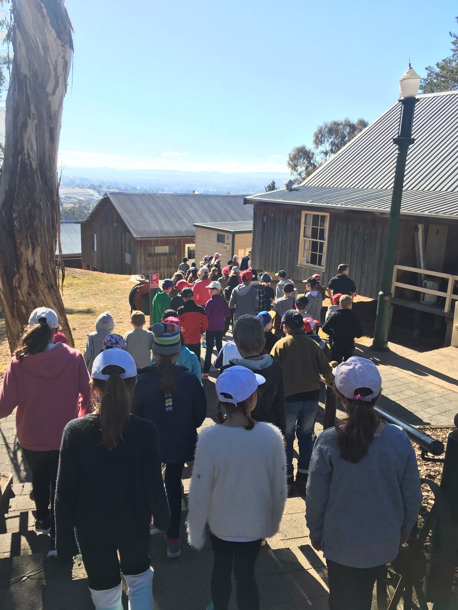 cammeraypublic's tweet photo. We have arrived! Tour of the Bathurst Goldfields is about to begin. #bathurstgoldfields #year5camp https://t.co/RsNmxNcLDX