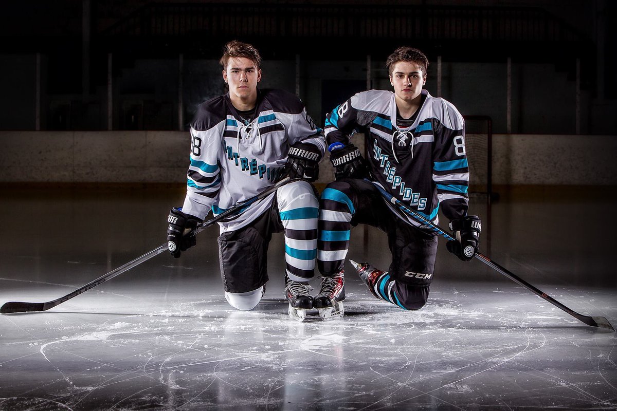 PatsStLaurent's tweet photo. Deux prospects des Pats: Samuel Meloche et Philippe Lévesque @VNationGear #PassionTraditionExcellence https://t.co/ecLntEEd2G https://t.co/jSIdVng0TC
