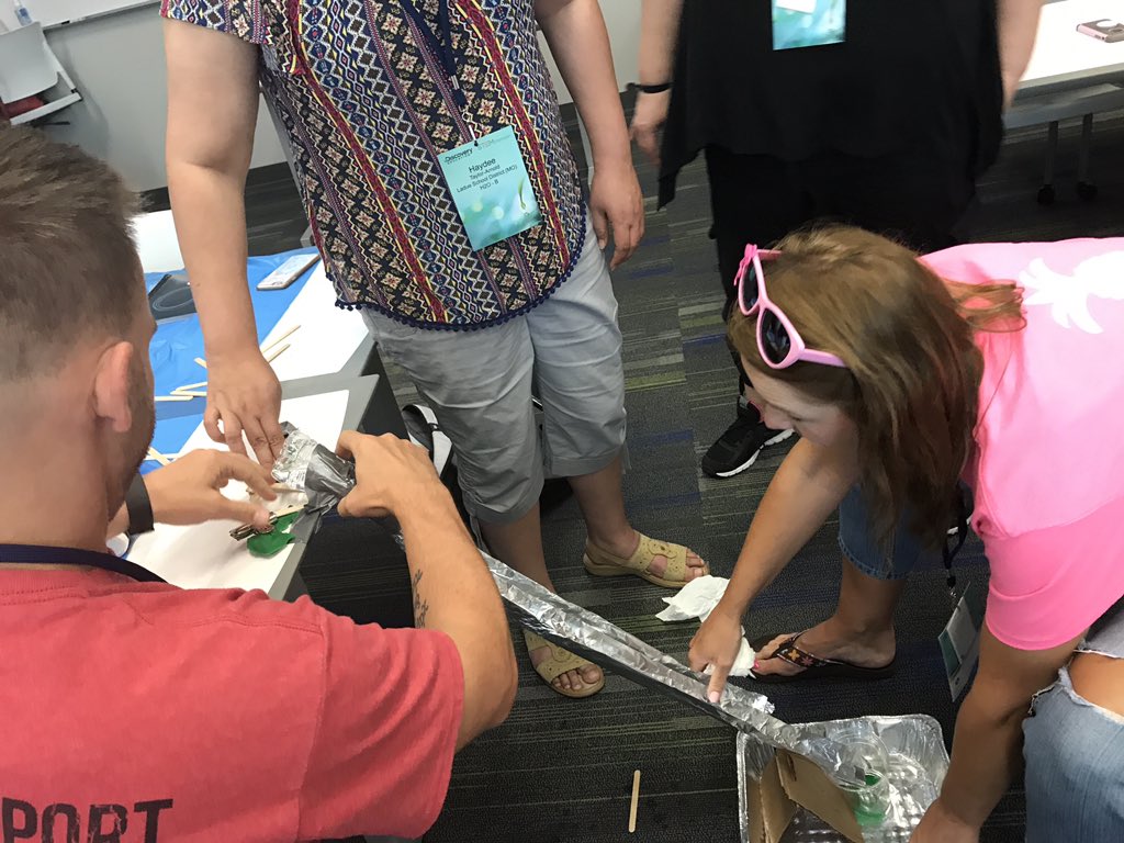 natashac623's tweet photo. Drones
Engineering and
hydro pontics... oh my!! 
So much learning today!!!!
#STEMmersion17 https://t.co/6IJkHq55Vh