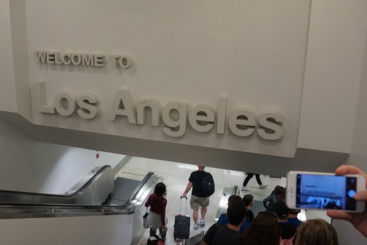 Huskyexplorer's tweet photo. After a long day of travel, the team has landed in California and settled in to their hotel rooms! Now to enjoy some beautiful weather https://t.co/dS7co37C4V