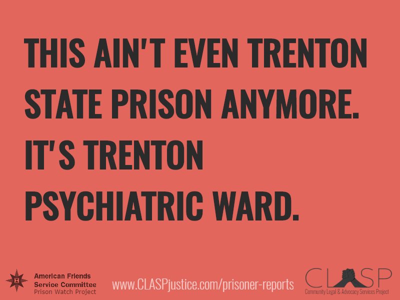 CLASPjustice's tweet photo. Access to adequate mental health care is severely deprived in prison. We need to make sure each prisoner has that access. #PrisonerTestimony https://t.co/c34JMOPxfv