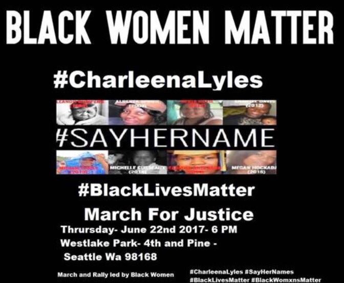 SUBLSACHAPTER's tweet photo. Seattle come out and support this event tomorrow! #CharleenaLyles https://t.co/dCNippkfa4