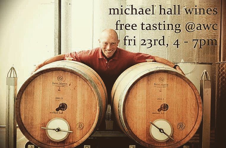 #freewinetasting tomorrow at our store! Come and try the new releases from <a href="/michaelhallwine/">Michael Hall</a> #itscalledatastinganditsclassy
