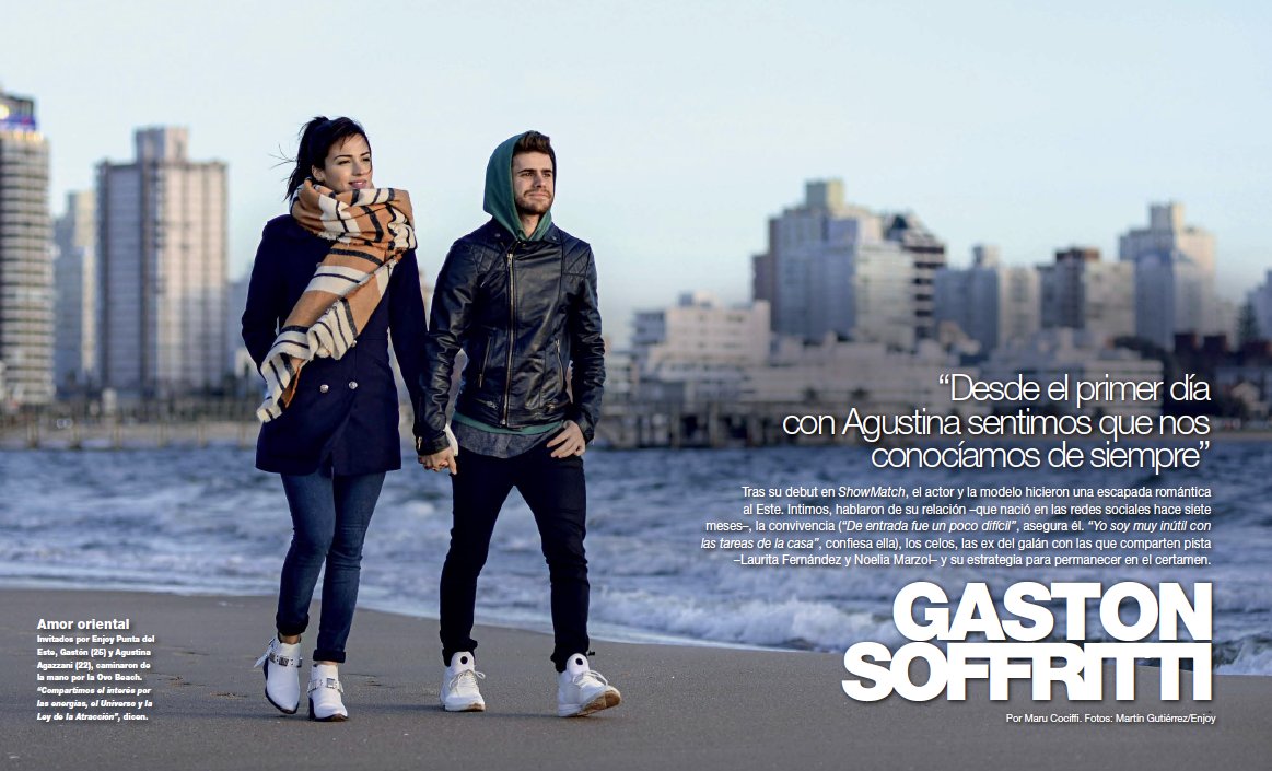 Los secretos del amor entre Gastón Soffitti y Agustina Agazzani, una de las parejas sensación del Bailando. Por <a href="/marucociffi/">Marina Cociffi</a> en <a href="/genteonline/">GENTE</a>