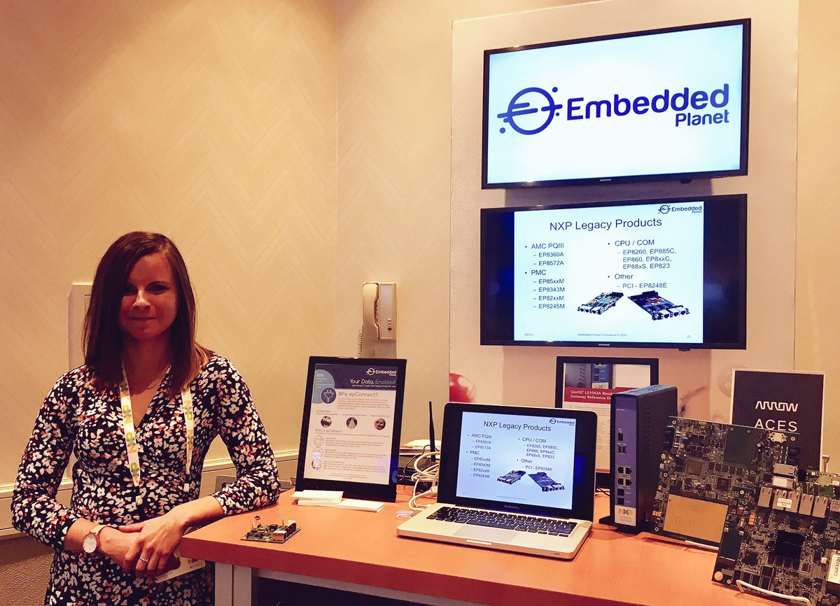 courtneyagras's tweet photo. Glad to represent @embeddedplanet at @NXP #FTFConnects the past 2 days! #IoT #epConnect https://t.co/kkwXVdk57z