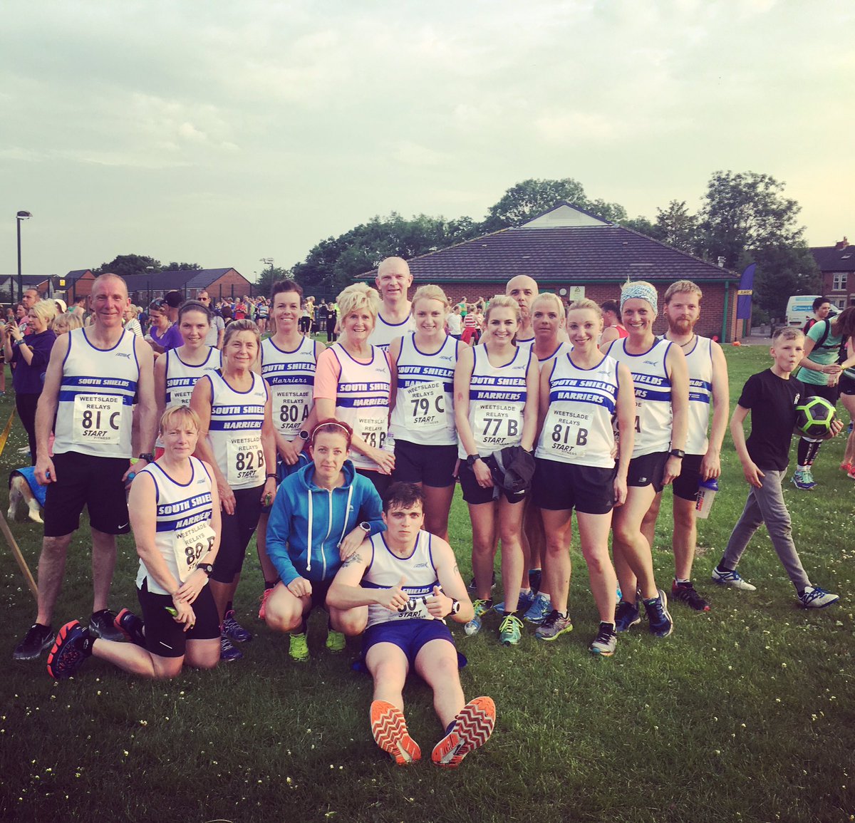 C_Ocallaghan's tweet photo. Wheetslade Relays with my South Shields Harriers family! 💙 #southshieldsharriers https://t.co/xiXUWf1UfM
