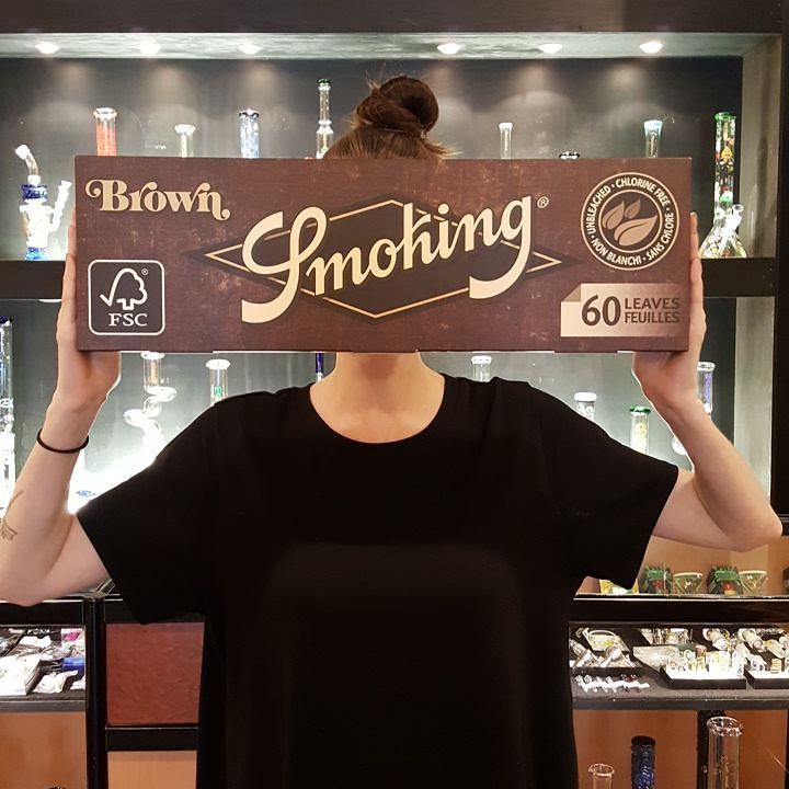 friendlystrnger's tweet photo. can you be-leaf-it?! if only they made Smoking Brown papers as big as your head!! #thefriendlystranger #cannabiscu… https://t.co/zGi5OsDdvR https://t.co/9dBYj9567M