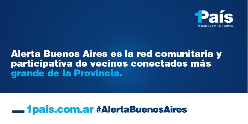 SergioMassa's tweet photo. "La criminalidad desplazó al Estado por su propia inoperancia. Con #AlertaBuenosAires el barrio vuelve a manos de los vecinos". @Stolbizer https://t.co/F8qqThHgXU